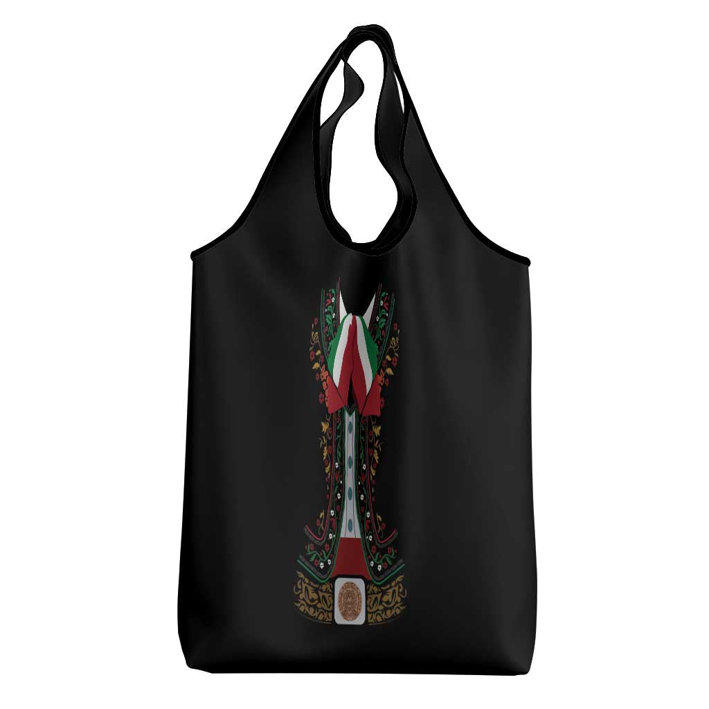 Mexico Cinco de Mayo Grocery Bag Charro Suit Style