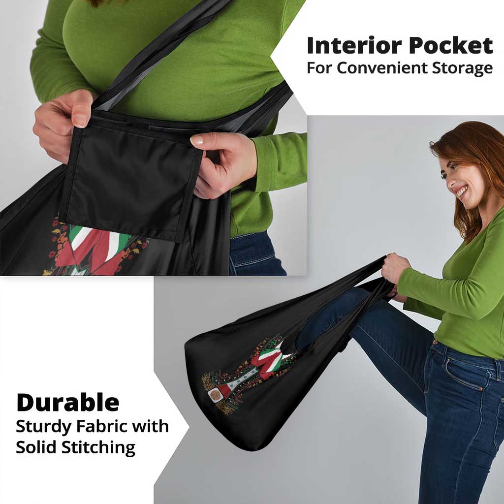 Mexico Cinco de Mayo Grocery Bag Charro Suit Style