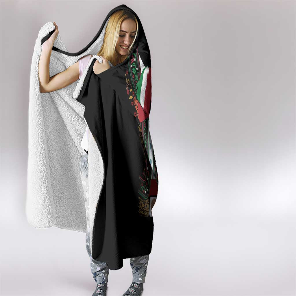 Mexico Cinco de Mayo Hooded Blanket Charro Suit Style