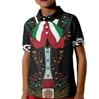 Mexico Cinco de Mayo Kid Polo Shirt Charro Suit Style