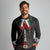Mexico Cinco de Mayo Long Sleeve Polo Shirt Charro Suit Style