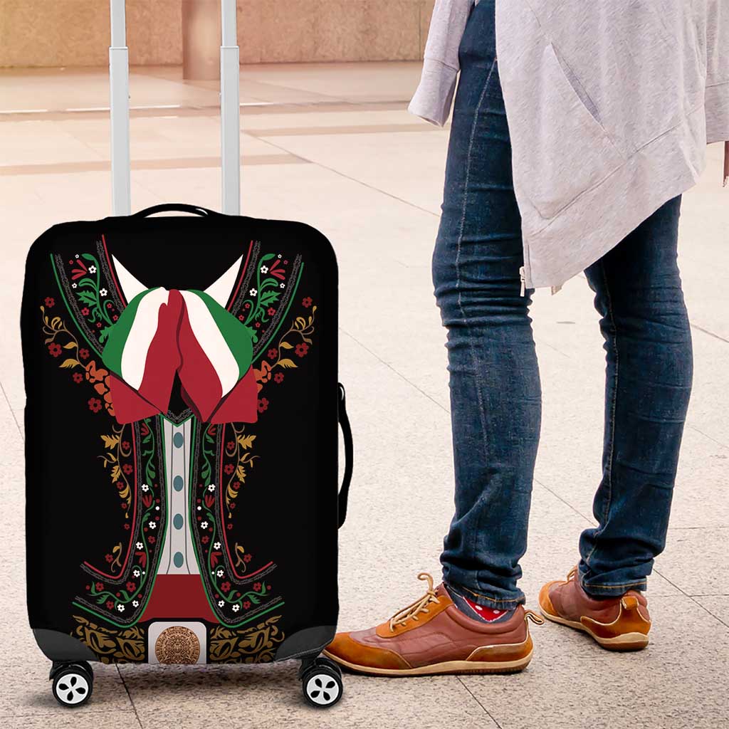 Mexico Cinco de Mayo Luggage Cover Charro Suit Style
