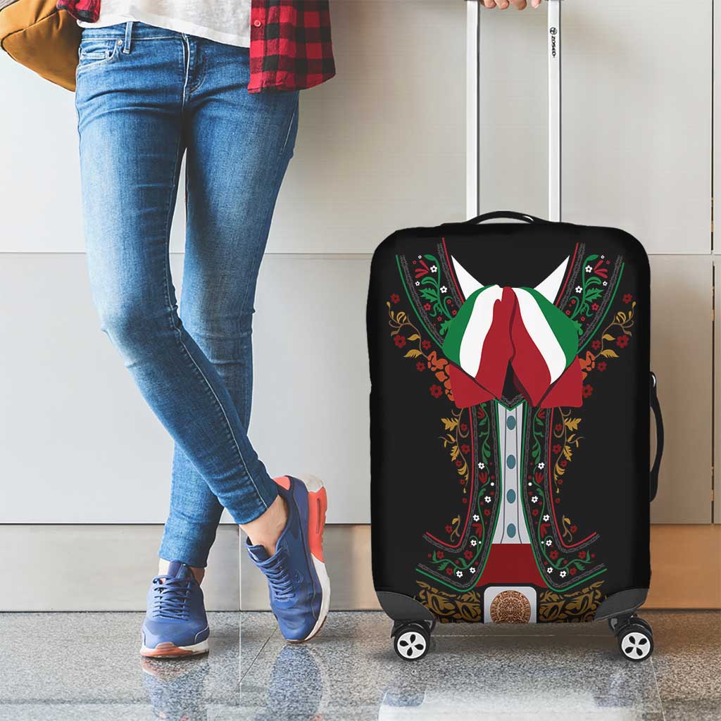 Mexico Cinco de Mayo Luggage Cover Charro Suit Style