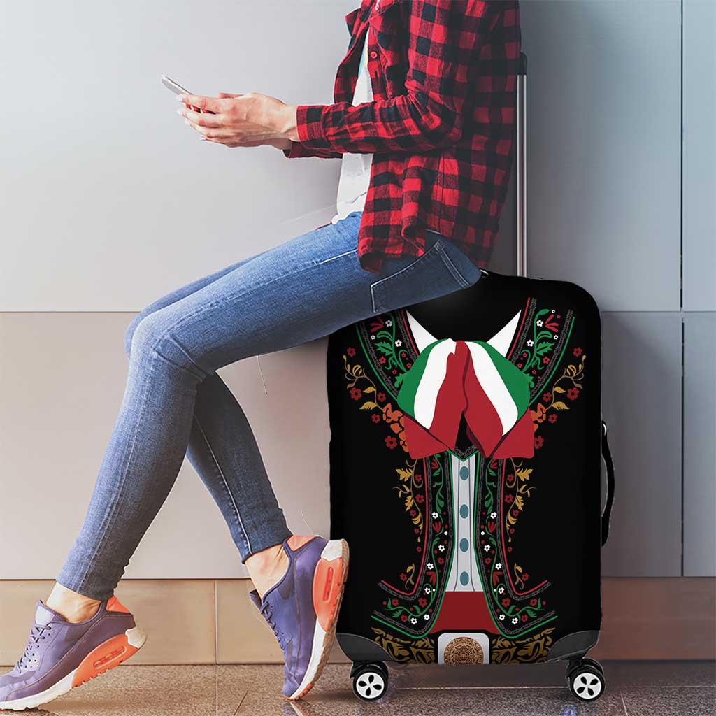 Mexico Cinco de Mayo Luggage Cover Charro Suit Style