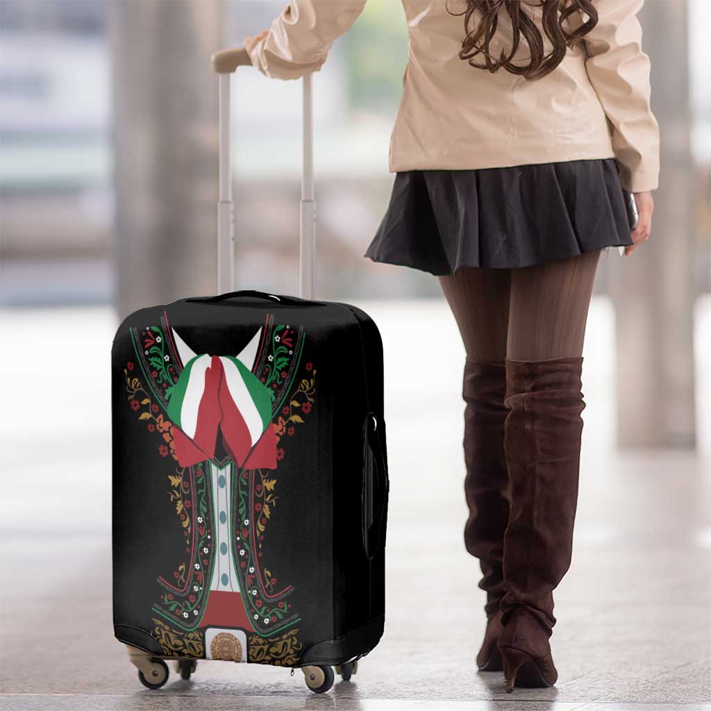 Mexico Cinco de Mayo Luggage Cover Charro Suit Style