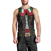 Mexico Cinco de Mayo Men Tank Top Charro Suit Style