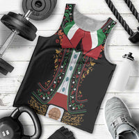 Mexico Cinco de Mayo Men Tank Top Charro Suit Style