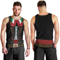 Mexico Cinco de Mayo Men Tank Top Charro Suit Style