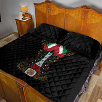 Mexico Cinco de Mayo Quilt Bed Set Charro Suit Style