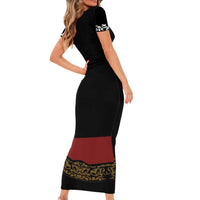 Mexico Cinco de Mayo Short Sleeve Bodycon Dress Charro Suit Style