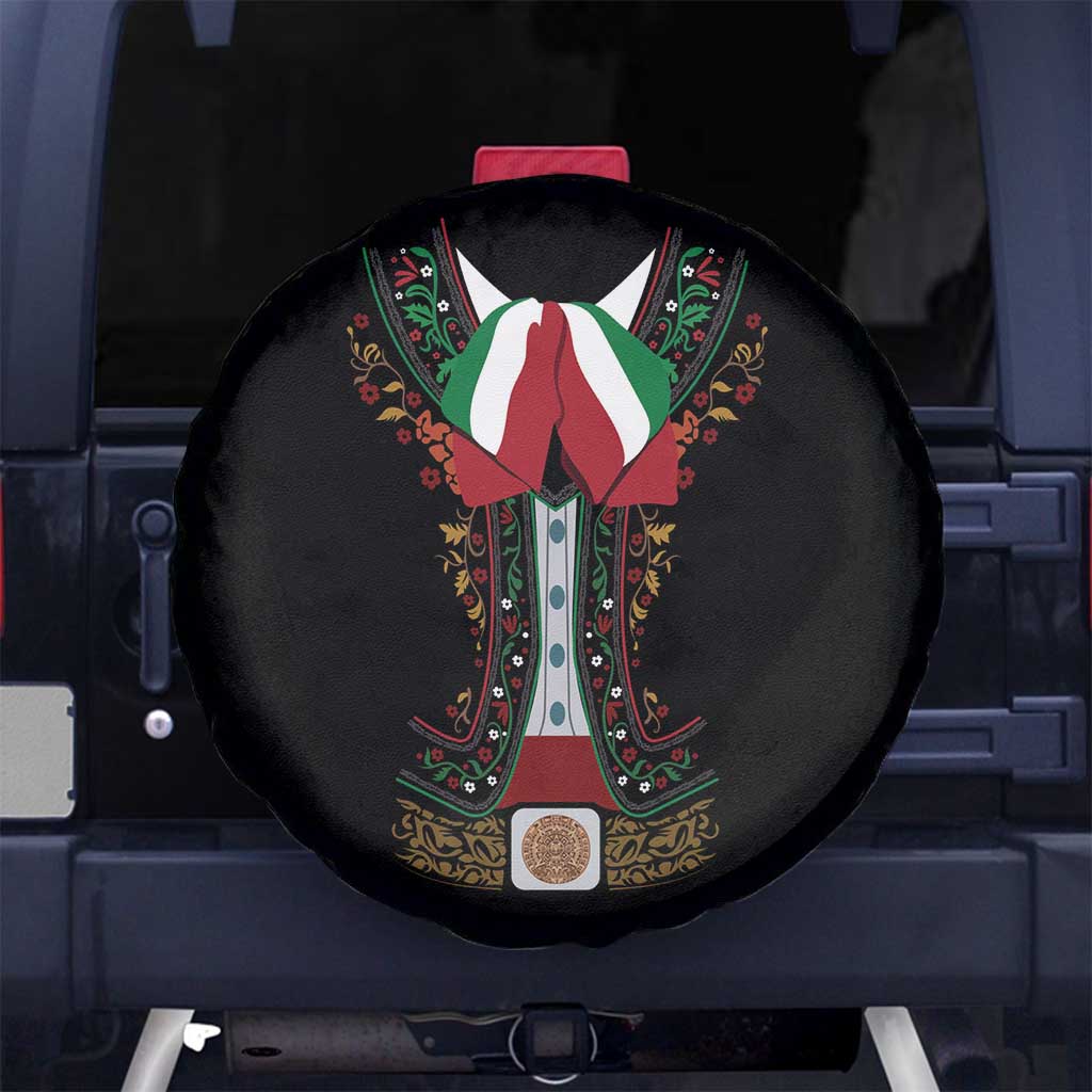 Mexico Cinco de Mayo Spare Tire Cover Charro Suit Style