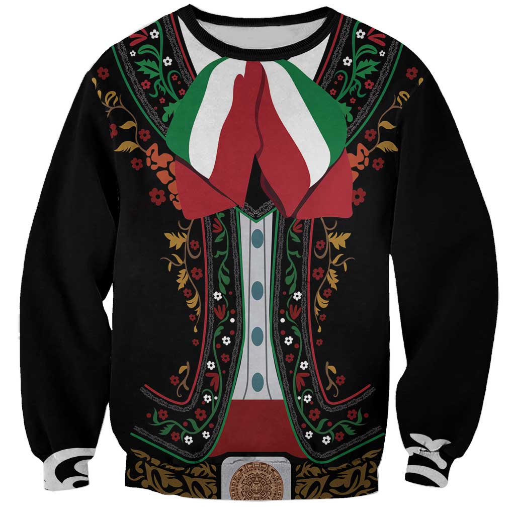 Mexico Cinco de Mayo Sweatshirt Charro Suit Style