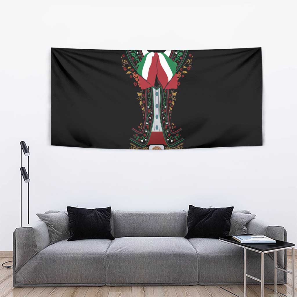 Mexico Cinco de Mayo Tapestry Charro Suit Style