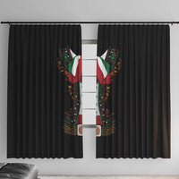Mexico Cinco de Mayo Window Curtain Charro Suit Style