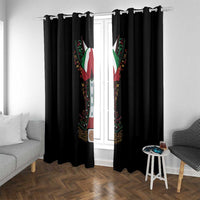 Mexico Cinco de Mayo Window Curtain Charro Suit Style