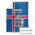 Personalized Iceland Coat of Arms Blanket Runic Alphabet Viking Runes Pattern