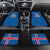 Personalized Iceland Coat of Arms Car Mats Runic Alphabet Viking Runes Pattern