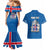 Personalized Iceland Coat of Arms Couples Matching Mermaid Dress and Hawaiian Shirt Runic Alphabet Viking Runes Pattern