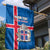 Personalized Iceland Coat of Arms Garden Flag Runic Alphabet Viking Runes Pattern
