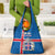 Personalized Iceland Coat of Arms Grocery Bag Runic Alphabet Viking Runes Pattern