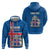 Personalized Iceland Coat of Arms Hoodie Runic Alphabet Viking Runes Pattern