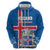 Personalized Iceland Coat of Arms Hoodie Runic Alphabet Viking Runes Pattern