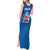 Personalized Iceland Coat of Arms Tank Maxi Dress Runic Alphabet Viking Runes Pattern