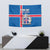 Personalized Iceland Coat of Arms Tapestry Runic Alphabet Viking Runes Pattern