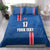 Custom Iceland Football Bedding Set Blue with Flag Style