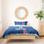 Custom Iceland Football Bedding Set Blue with Flag Style