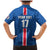 Custom Iceland Football Family Matching Mermaid Dress and Hawaiian Shirt Blue with Flag Style