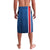 Custom Iceland Football Lavalava Blue with Flag Style