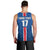 Custom Iceland Football Men Tank Top Blue with Flag Style