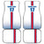 Custom Iceland Football Car Mats White with Flag Style