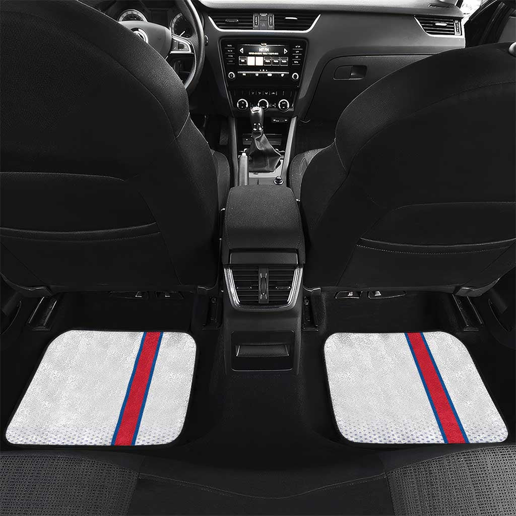 Custom Iceland Football Car Mats White with Flag Style