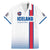 Custom Iceland Football Family Matching Mermaid Dress and Hawaiian Shirt White with Flag Style