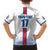 Custom Iceland Football Family Matching Off The Shoulder Long Sleeve Dress and Hawaiian Shirt White with Flag Style