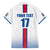 Custom Iceland Football Family Matching Summer Maxi Dress and Hawaiian Shirt White with Flag Style