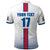 Custom Iceland Football Polo Shirt White with Flag Style