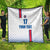 Custom Iceland Football Quilt White with Flag Style
