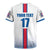 Custom Iceland Football Rugby Jersey White with Flag Style