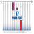 Custom Iceland Football Shower Curtain White with Flag Style