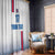 Custom Iceland Football Window Curtain White with Flag Style