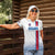 Custom Iceland Football Women Polo Shirt White with Flag Style