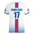 Custom Iceland Football Women V-Neck T-Shirt White with Flag Style
