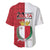 Malta Independence Day Baseball Jersey Flag Style with Coat of Arms