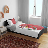 Malta Independence Day Bedding Set Flag Style with Coat of Arms