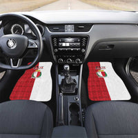 Malta Independence Day Car Mats Flag Style with Coat of Arms