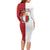 Malta Independence Day Family Matching Long Sleeve Bodycon Dress and Hawaiian Shirt Flag Style with Coat of Arms