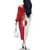 Malta Independence Day Family Matching Off The Shoulder Long Sleeve Dress and Hawaiian Shirt Flag Style with Coat of Arms